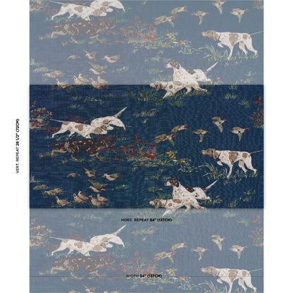 SCHUMACHER  A COUNTRY LIFE POINTERS PRINTS PRINTS INDIGO   - 175163