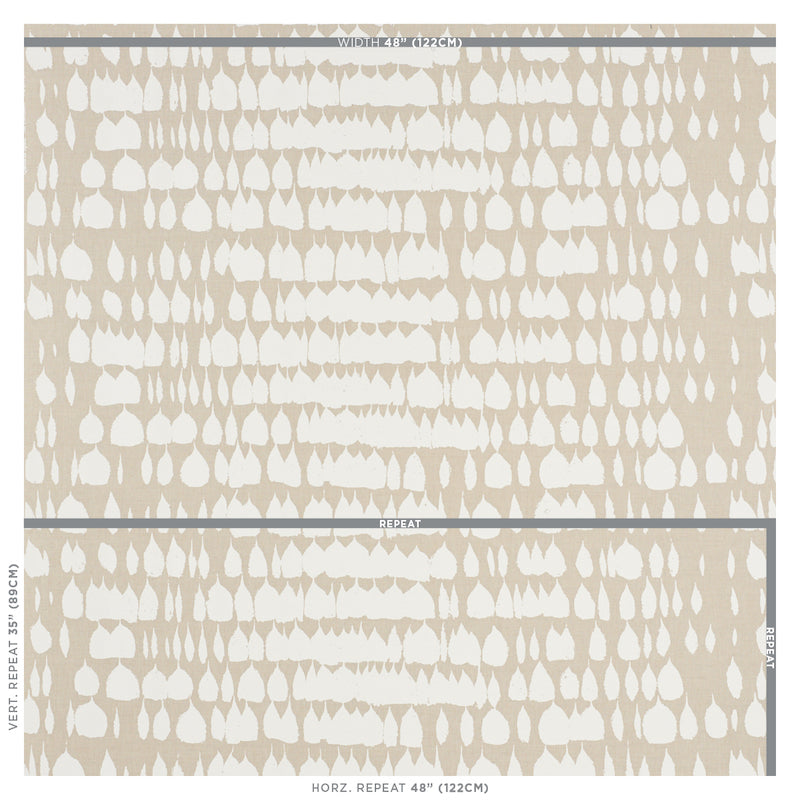 SCHUMACHER  REVISIT OF POPULAR PATTERNS QUEEN OF SPAIN PRINTS PRINTS NATURAL   - 175205