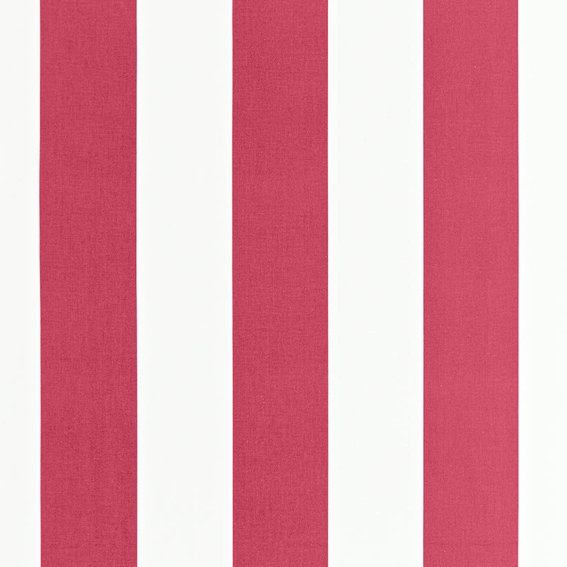 Pink and white vertical striped fabric pattern, bold modern textile suitable for decor or fashion.