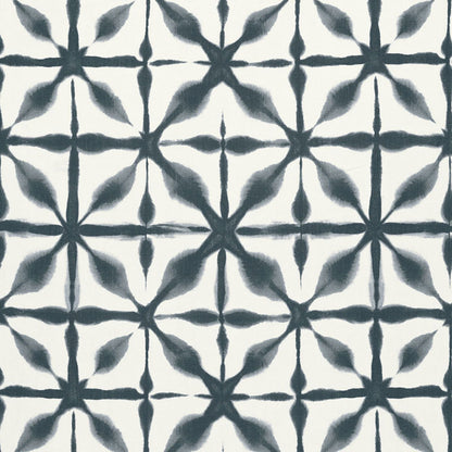 SCHUMACHER  AU NATUREL ANDROMEDA LINEN PRINTS PRINTS INDIGO   - 175380