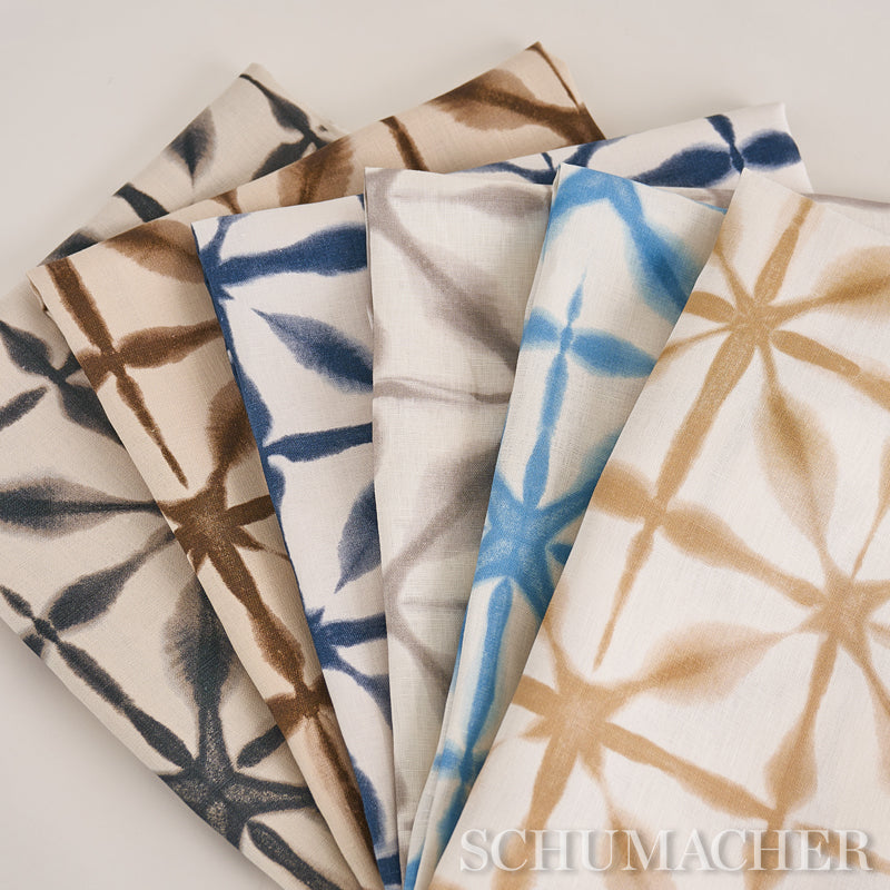 SCHUMACHER  AU NATUREL ANDROMEDA LINEN PRINTS PRINTS PEAT   - 175381