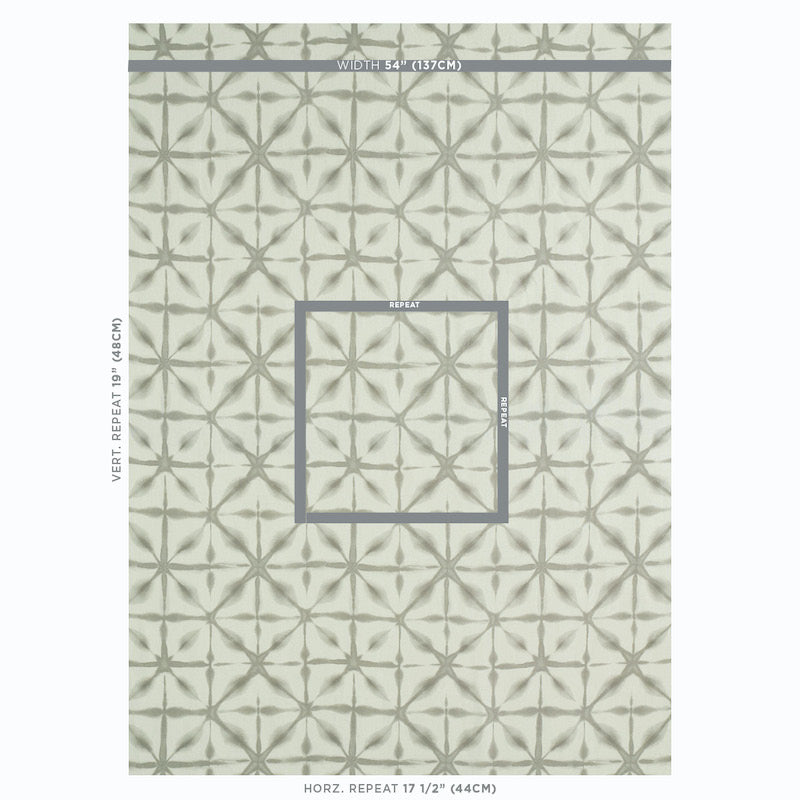SCHUMACHER  PERENNIAL FAVORITES ANDROMEDA LINEN   Smoke   - 175384