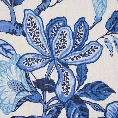 SCHUMACHER FABRIC  TIMOTHY CORRIGAN HUNTINGTON GARDENS   BLEU MARINE   - 175560