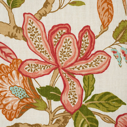 SCHUMACHER FABRIC  TIMOTHY CORRIGAN HUNTINGTON GARDENS   CORAL   - 175561