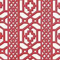 SCHUMACHER  125TH ANNIVERSARY ZANZIBAR TRELLIS CHINTZ   Lacquer   - 175732