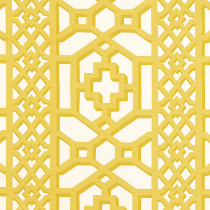 SCHUMACHER  125TH ANNIVERSARY ZANZIBAR TRELLIS MATTE   Canary   - 175740