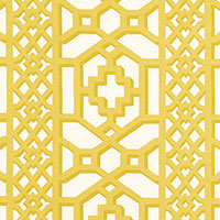 SCHUMACHER  125TH ANNIVERSARY ZANZIBAR TRELLIS MATTE   Canary   - 175740