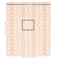SCHUMACHER  HAPPY TOGETHER ZANZIBAR TRELLIS   Coral   - 175747
