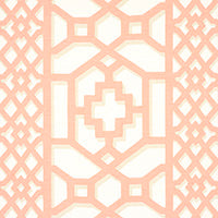 SCHUMACHER  HAPPY TOGETHER ZANZIBAR TRELLIS   Coral   - 175747