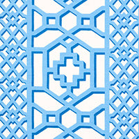 SCHUMACHER  HAPPY TOGETHER ZANZIBAR TRELLIS   Blue   - 175748