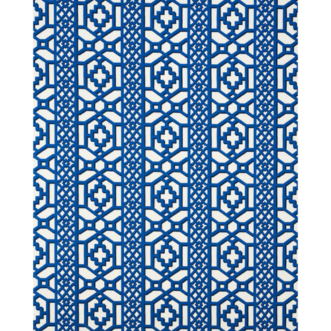 SCHUMACHER  PREPPY CHIC ZANZIBAR TRELLIS   Navy   - 175749