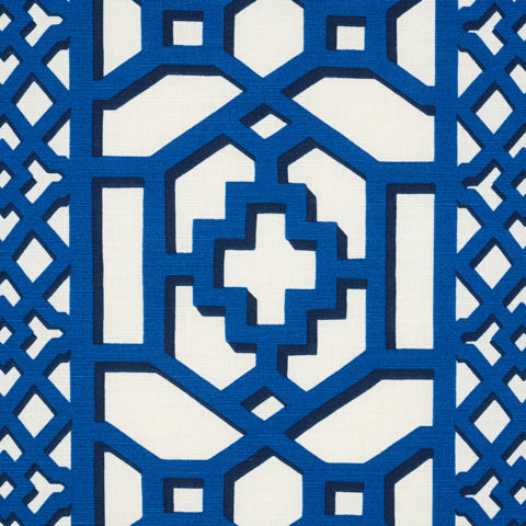 SCHUMACHER  PREPPY CHIC ZANZIBAR TRELLIS   Navy   - 175749