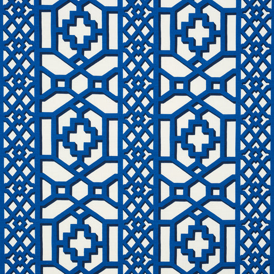 SCHUMACHER  PREPPY CHIC ZANZIBAR TRELLIS   Navy   - 175749