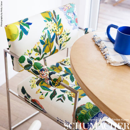 SCHUMACHER FABRIC  GOOD VIBRATIONS CITRUS GARDEN   PRIMARY   - 175760