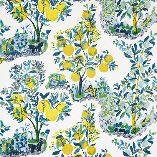 SCHUMACHER FABRIC  GOOD VIBRATIONS CITRUS GARDEN   POOL   - 175761