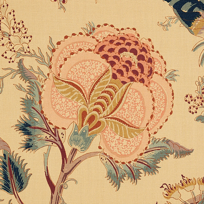 SCHUMACHER FABRIC  SCHUMACHER FABRIC CLASSICS INDIAN ARBRE   TEA   - 175780