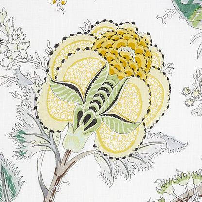 SCHUMACHER  125TH ANNIVERSARY INDIAN ARBRE PRINTS PRINTS CITRON   - 175783