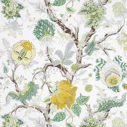 SCHUMACHER  125TH ANNIVERSARY INDIAN ARBRE PRINTS PRINTS CITRON   - 175783