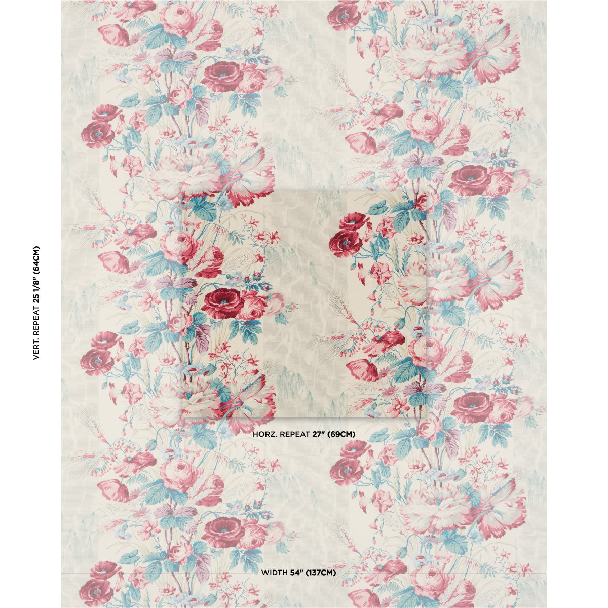 SCHUMACHER  A LOVE AFFAIR BOUGHTON HOUSE PRINTS PRINTS ROUGE   - 175792