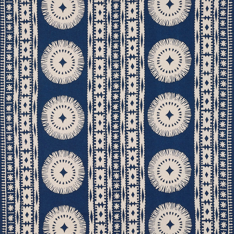 SCHUMACHER  MARY MCDONALD BORA BORA PRINT PATTERNED WOVENS PATTERNED WOVENS MARINE   - 175841