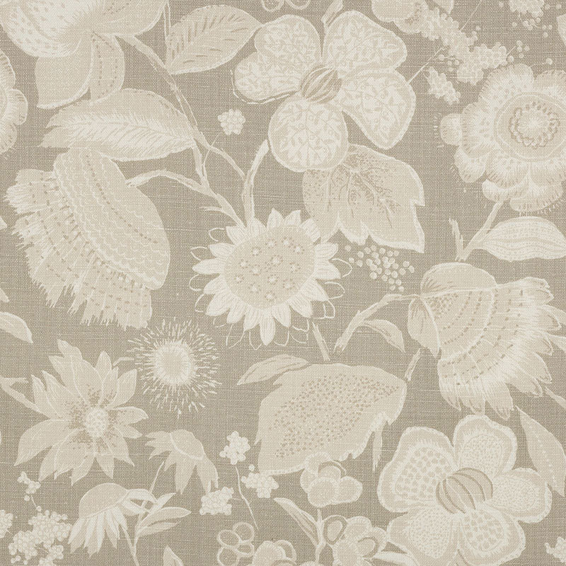 SCHUMACHER  MARY MCDONALD TIKKI GARDEN LINEN   Sea Oyster   - 175850