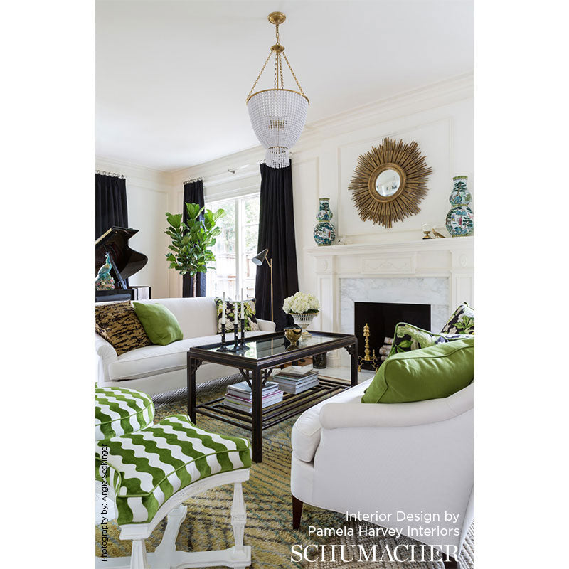 SCHUMACHER  MARY MCDONALD BERMUDA BLOSSOMS PRINTS PRINTS JET   - 175873