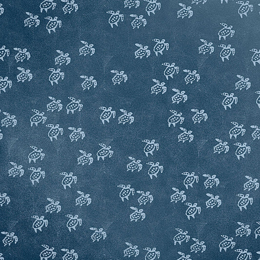 SCHUMACHER  STEEL MAGNOLIA PAINTED TURTLES INDOOR/OUTDOOR PRINTS,INDOOR/OUTDOOR,HIGH PERFORMANCE PRINTS,INDOOR/OUTDOOR,HIGH PERFORMANCE AEGEAN   - 175890