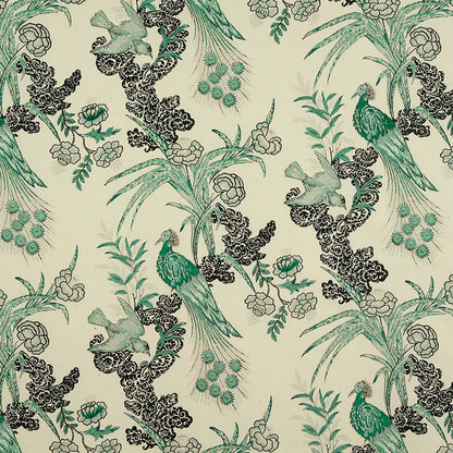 SCHUMACHER  MILES REDD PEACOCK PRINTS PRINTS EMERALD   - 175911