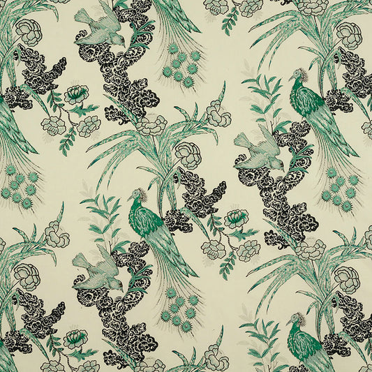 SCHUMACHER  MILES REDD PEACOCK PRINTS PRINTS EMERALD   - 175911