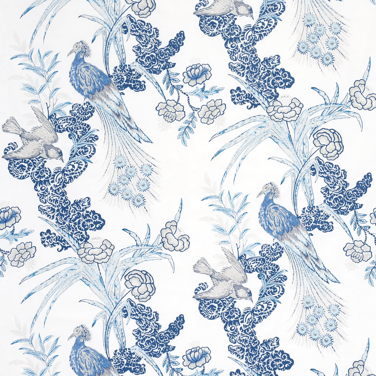 SCHUMACHER  MILES REDD PEACOCK PRINTS PRINTS PORCELAIN   - 175915
