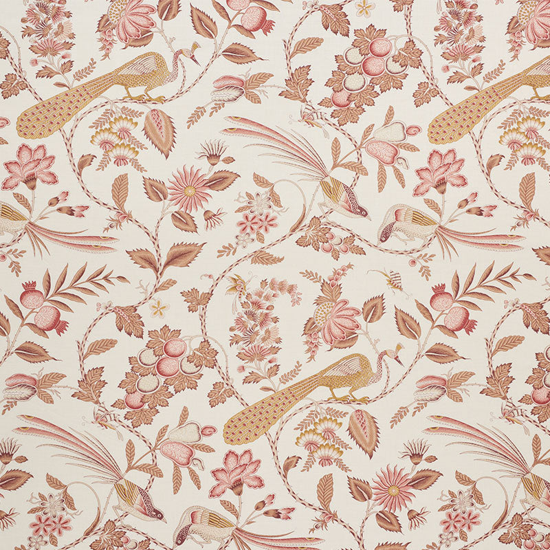 SCHUMACHER  SIGNATURE SCHUMACHER CAMPAGNE PRINTS PRINTS ROSE , OCHRE   - 175955