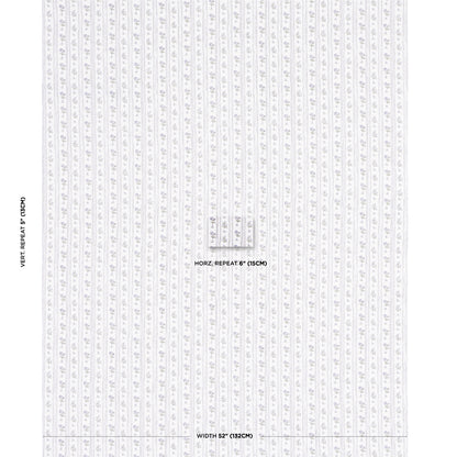 SCHUMACHER  NEW OLD-FASHIONED CABANON STRIPE PRINTS PRINTS VIOLET   - 175964