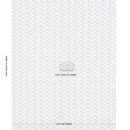 SCHUMACHER  NEW OLD-FASHIONED CABANON STRIPE PRINTS PRINTS JAUNE   - 175966