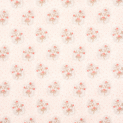 SCHUMACHER  COUNTRY CHIC CASSIS FLORAL PRINTS PRINTS ROUGE   - 175970