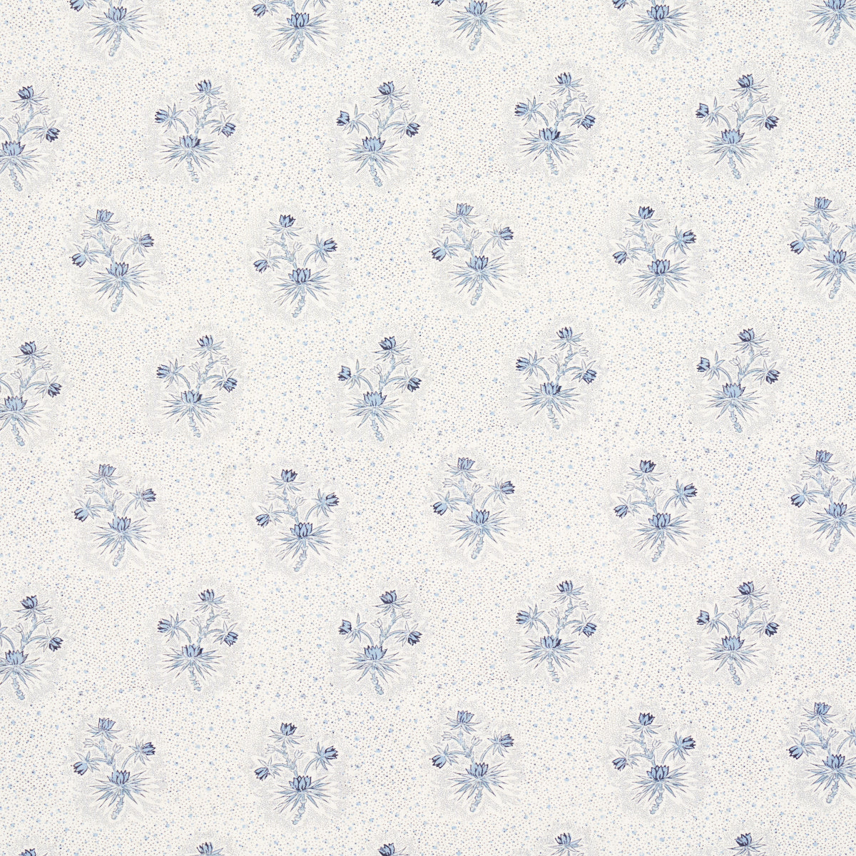 SCHUMACHER  COUNTRY CHIC CASSIS FLORAL PRINTS PRINTS BLEU   - 175971