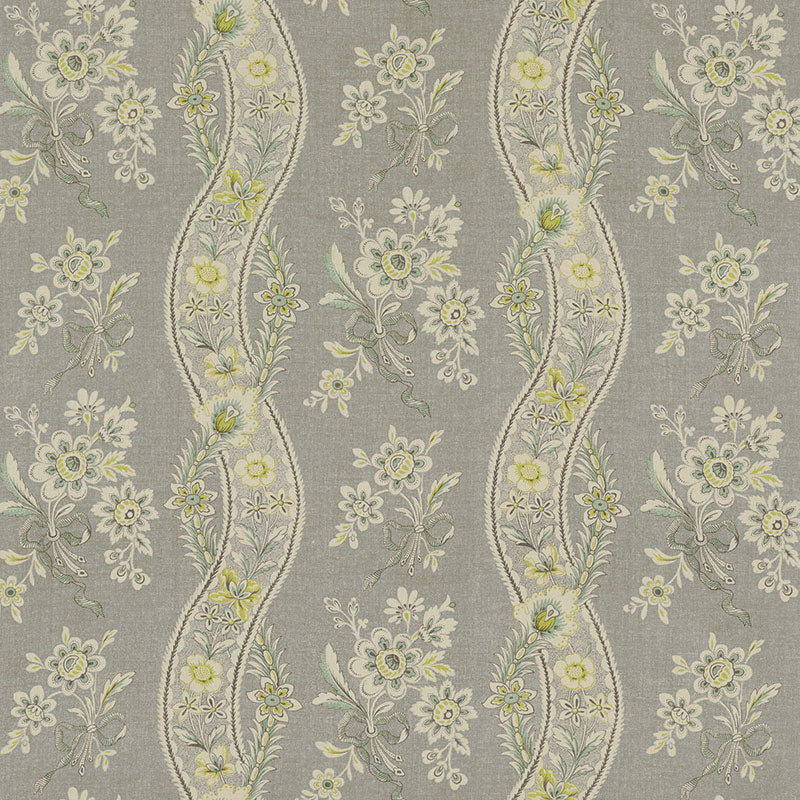 SCHUMACHER  COUNTRY CHIC LE CASTELLET PRINTS PRINTS GRISAILLE , JONQUIL   - 175981