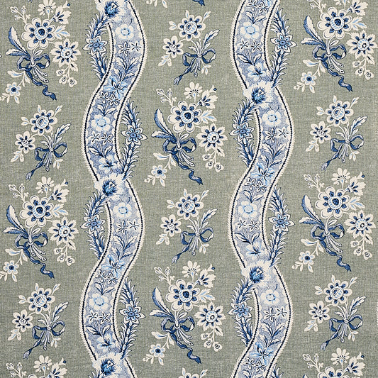 SCHUMACHER  COUNTRY CHIC LE CASTELLET PRINTS PRINTS GRIS , BLEU   - 175982