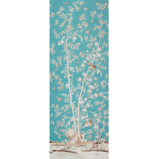 SCHUMACHER FABRIC  MILES REDD BRIGHTON PAVILION PANEL   PEACOCK   - 176021