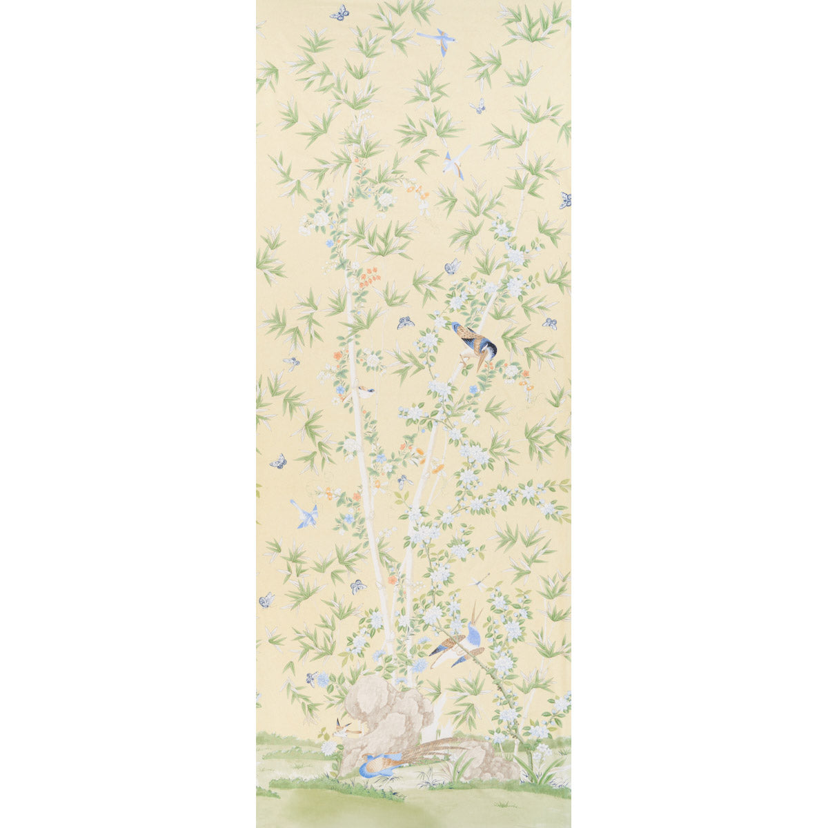 SCHUMACHER FABRIC  MILES REDD BRIGHTON PAVILION PANEL   YELLOW   - 176024