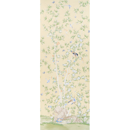 SCHUMACHER FABRIC  MILES REDD BRIGHTON PAVILION PANEL   YELLOW   - 176024