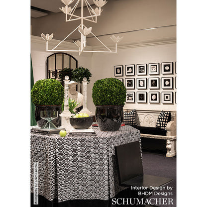 SCHUMACHER  NEW WAVE: BLACK & WHITE TUMBLING BLOCKS   Black   - 176043