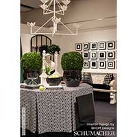 SCHUMACHER  NEW WAVE: BLACK & WHITE TUMBLING BLOCKS   Black   - 176043