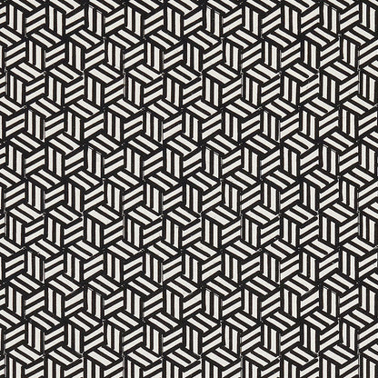 SCHUMACHER  NEW WAVE: BLACK & WHITE TUMBLING BLOCKS   Black   - 176043
