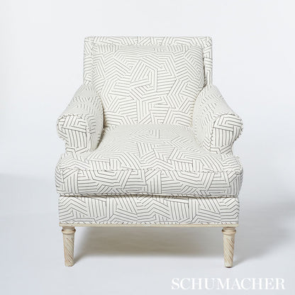 SCHUMACHER  NEW WAVE: BLACK & WHITE DECONSTRUCTED STRIPE   Black   - 176050