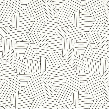 SCHUMACHER  NEW WAVE: BLACK & WHITE DECONSTRUCTED STRIPE   Black   - 176050