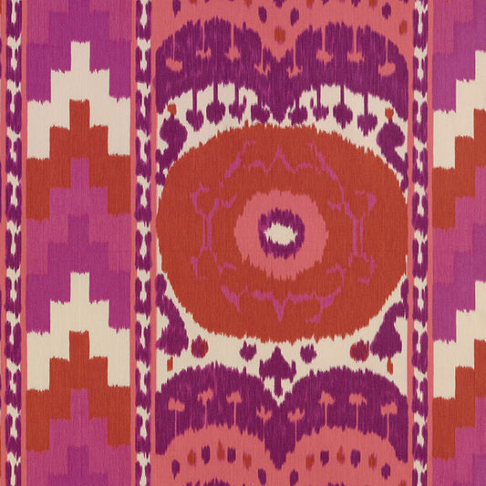 SCHUMACHER  SCHUMACHER CLASSICS SAMARKAND IKAT II PRINTS PRINTS RUBY   - 176061