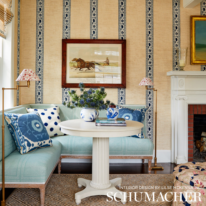 SCHUMACHER  IKAT COLLECTION SAMARKAND IKAT II PRINTS PRINTS PORCELAIN   - 176062