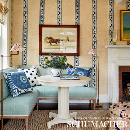 SCHUMACHER  IKAT COLLECTION SAMARKAND IKAT II PRINTS PRINTS PORCELAIN   - 176062