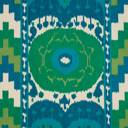 SCHUMACHER  IKATS SAMARKAND IKAT II PRINTS PRINTS EMERALD   - 176064
