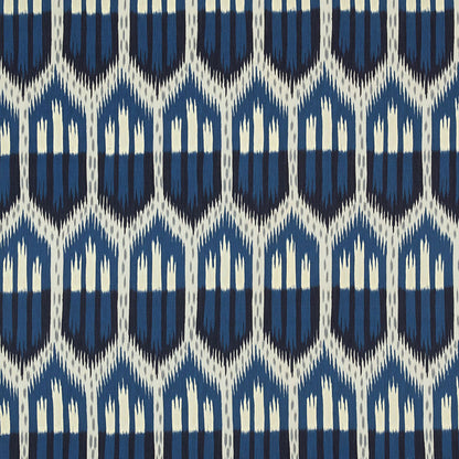 SCHUMACHER  IKAT COLLECTION BUKHARA IKAT PRINTS PRINTS INDIGO   - 176084